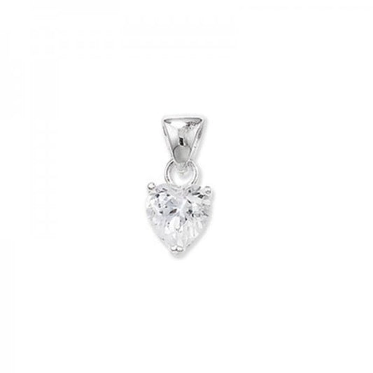 CZ Heart 6x6Pendant