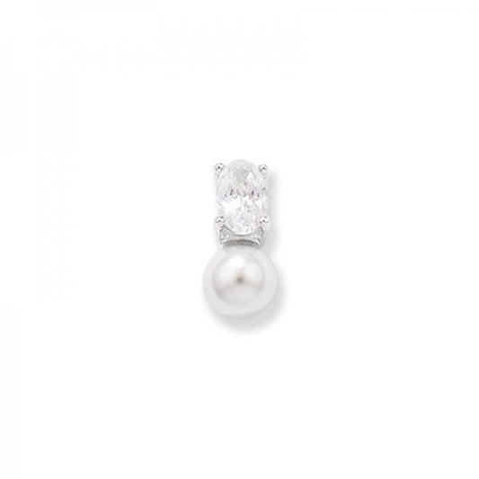 CZ Pearl Pendant