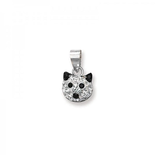 Kids Crystal Cat Pendant