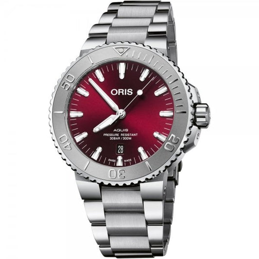 Aquis Date Cherry 43.5mm Gents Watch