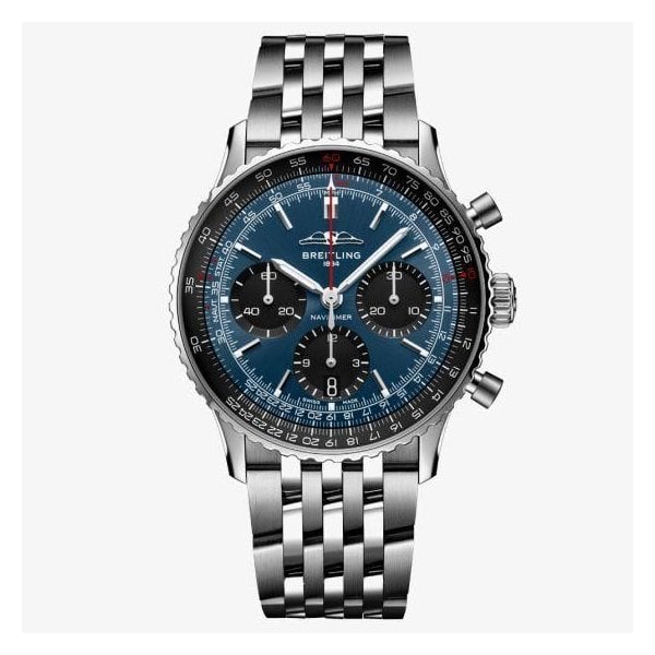 Mens Navitimer B01 Blue Chronograph 41 Watch