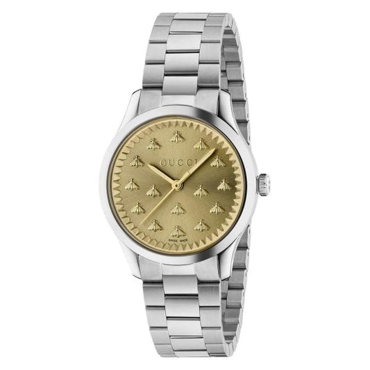 G-Timeless watch with bees, 32 mm