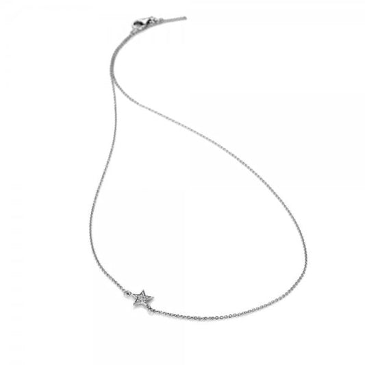 Glint Necklace - White Gold