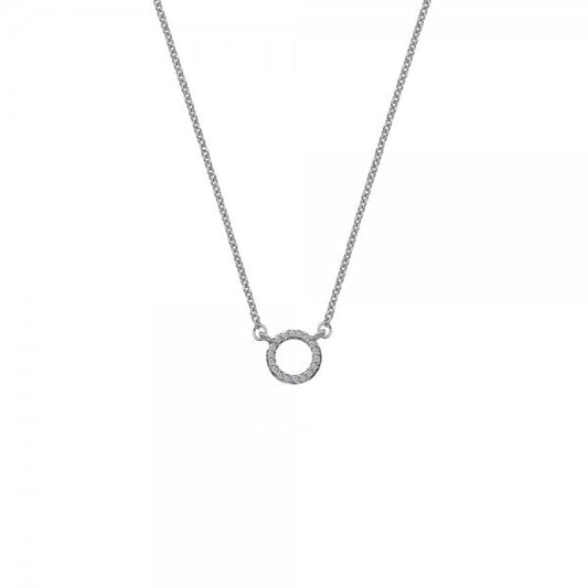 Infinity Necklace - White Gold