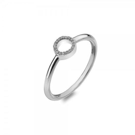 Infinity Ring - White Gold - SIZE N