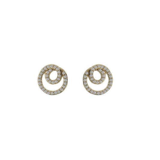 Flow Earrings - Yellow Gold