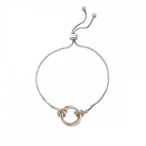 Unity Circle Bracelet - Rose Gold Accents