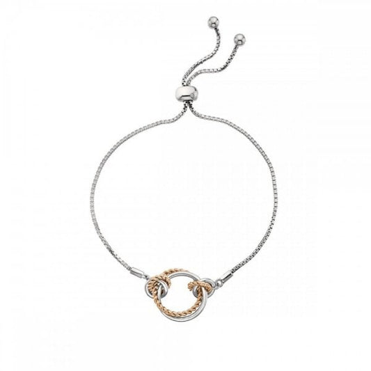 Unity Circle Bracelet - Rose Gold Accents