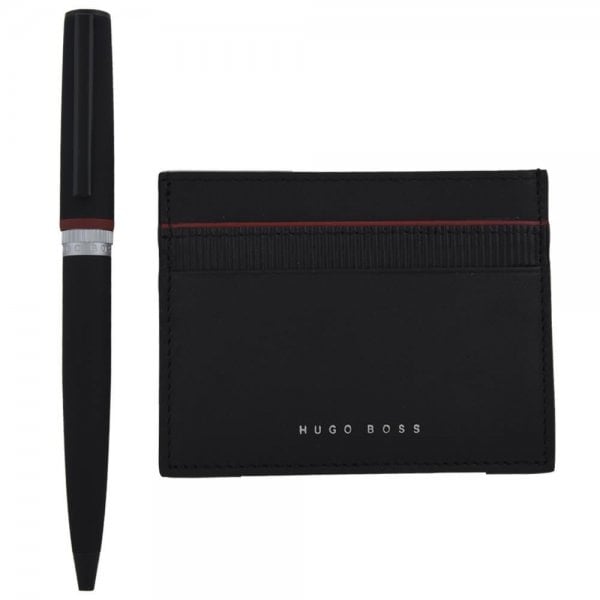 Set Gear Black - Ballpoint Pen & Card Holder
