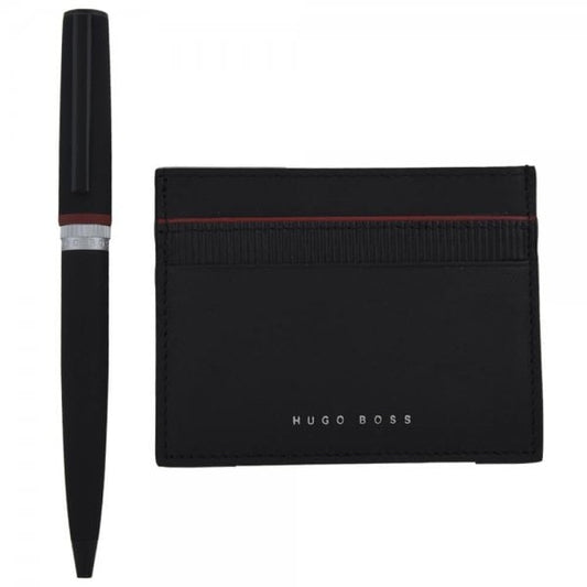 Set Gear Black - Ballpoint Pen & Card Holder