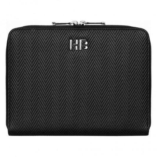 Conference Folder A5 Herringbone Black