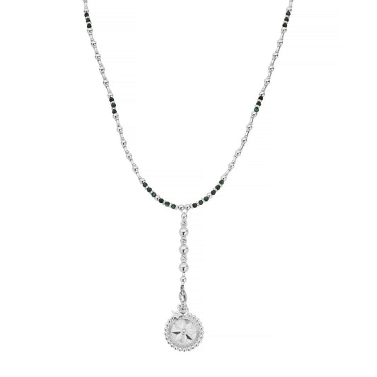 Free Spirit Malachite Lariat Necklace