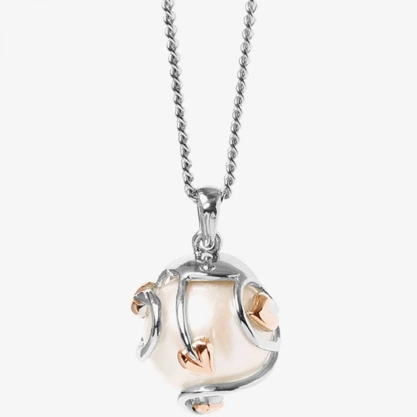 Tree of Life Caged Pearl Pendant
