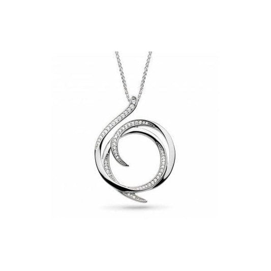Helix Wrap Pavé Grande Necklace