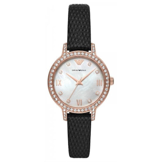 Rose Metal and Stainless Steel Quartz Ladies Watch