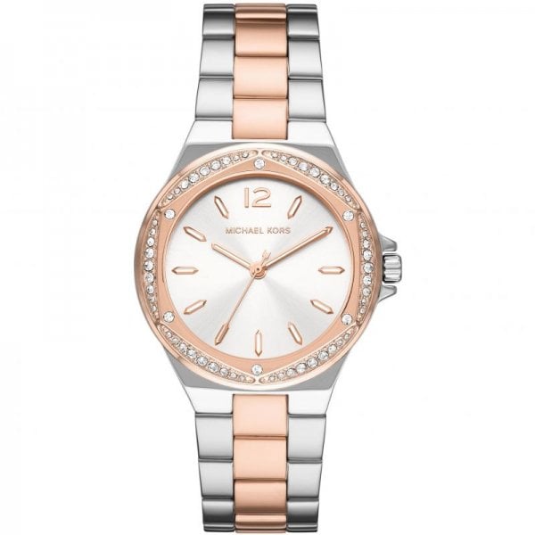 Lennox Pavé Two-Tone Watch