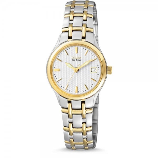 Women's Eco-Drive Two Tone Bracelet Strap Watch