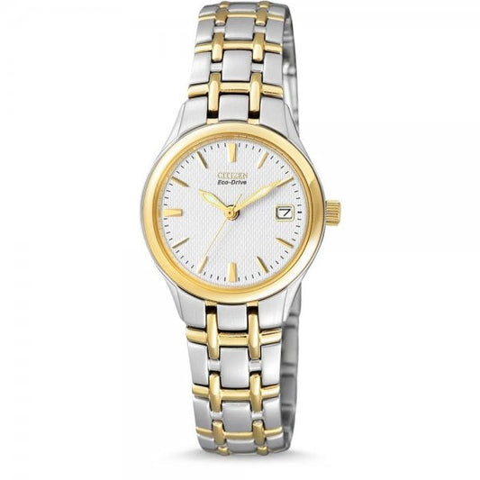 Women's Eco-Drive Two Tone Bracelet Strap Watch