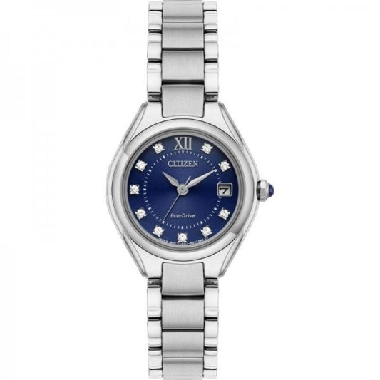 Ladies Silhouette Crystal Watch