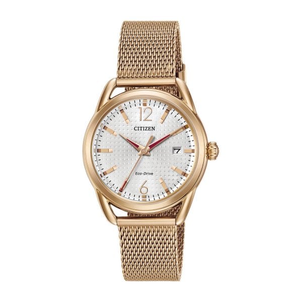 Ladies Eco Drive Rose Gold Tone Watch