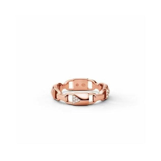 Mercer Link Rose Gold Ring