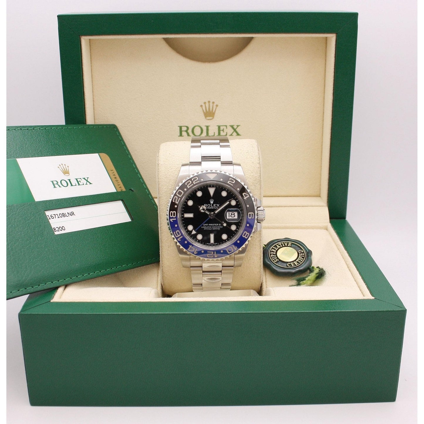 Men's Steel GMT Master II 116710BLNR