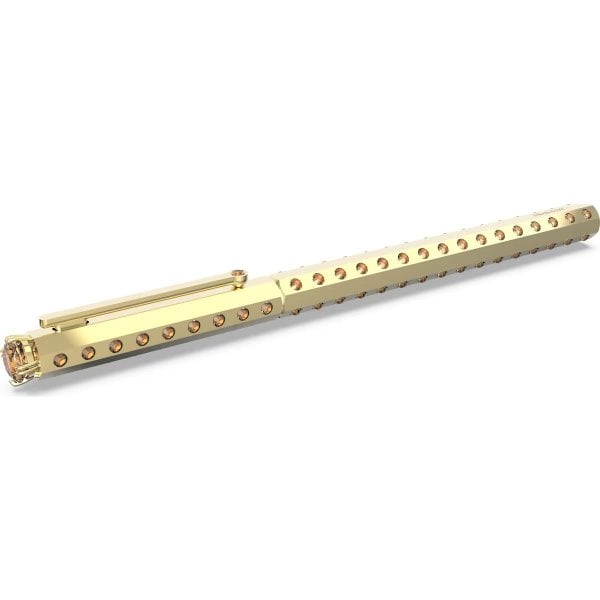 Ballpoint pen, Statement, Yellow, Gold-tone plated