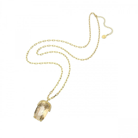 Harmonia pendant. Oversized crystals, Yellow