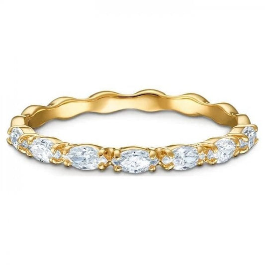 Vittore Marquise Ring, White, SIZE 50