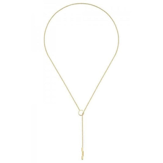 Link To Love 18ct Yellow Gold Lariat Necklace