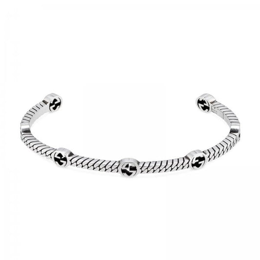 Interlocking G Bracelet Sterling Silver 19cm