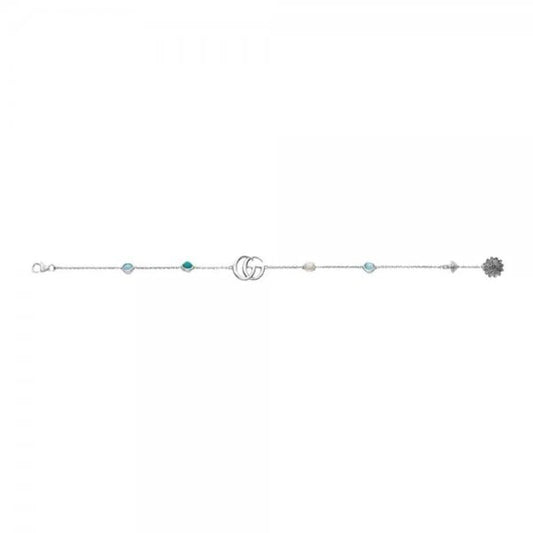 GG Marmont Sterling Silver Bracelet 18CM