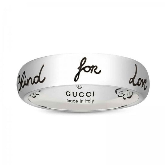 Blind For Love Silver Ring 5mm - Size 15