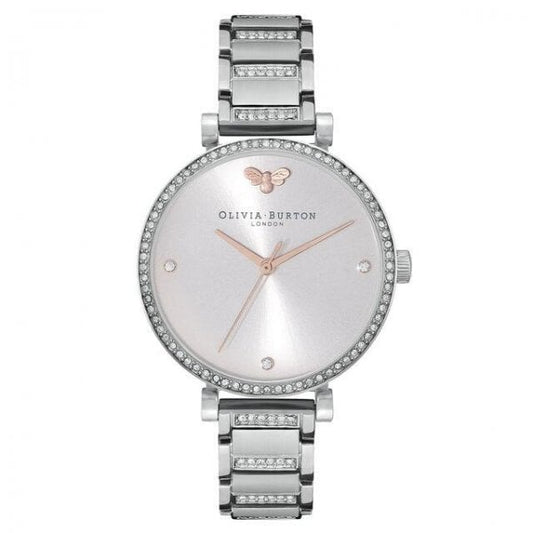 Belgrave 32mm Tbar Grey & Silver Ladies Watch