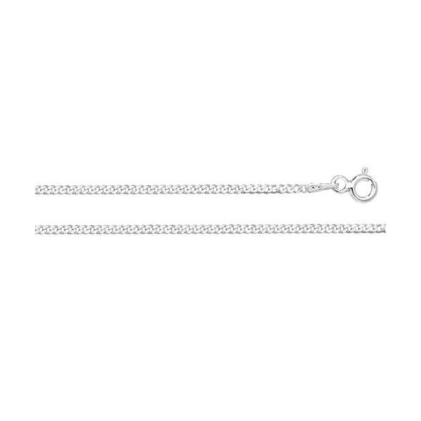 SILVER FLAT CURB CHAIN