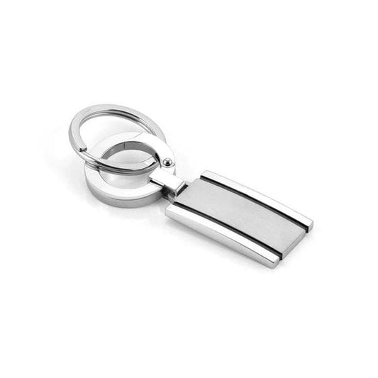 Strong Keychain - Stainless Steel & Black PVD