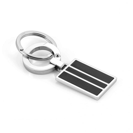 Strong Keychain - Stainless Steel and Black PVD