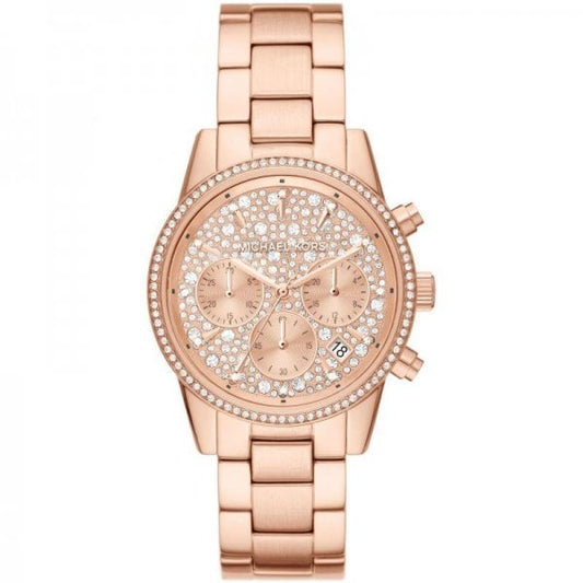 Ritz Chrono Rose Gold-Tone Stainless Steel Watch