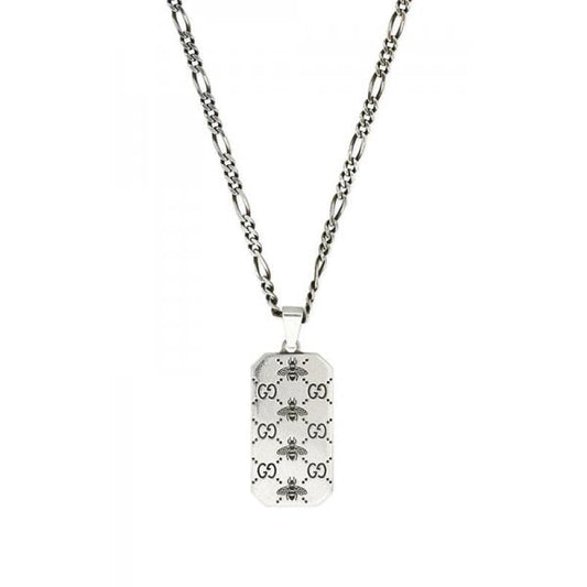 GUCCI Signature Dogtag Necklace