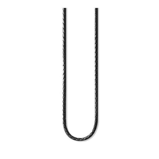 Black Leather Necklace