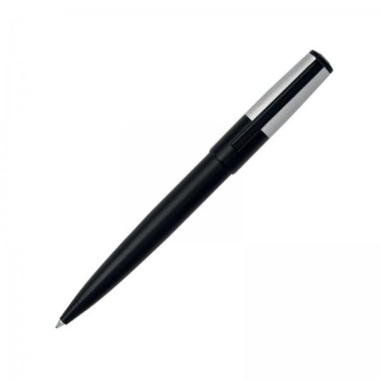 Ballpoint Pen Gear Minimal Black & Chrome