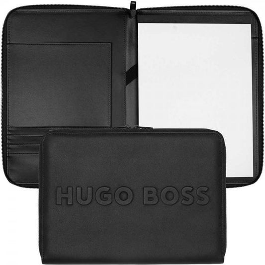 Conference Folder Zip A4 Label Black