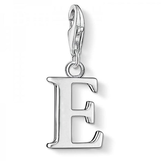 Charm pendant "letter E"