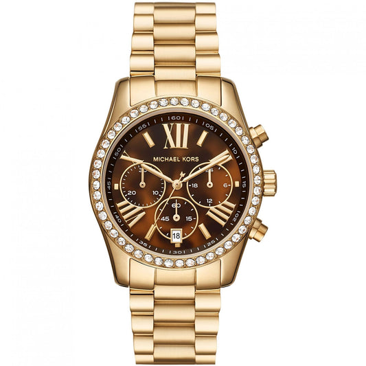 Michael Kors Lexington Lux Chronograph Gold-Tone