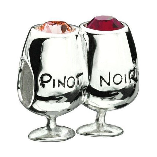 Pinot Grigio Sterling Silver and Crystal Bead