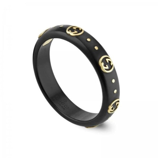 18ct Yellow Gold Icon Corundum 4mm Ring SIZE 15