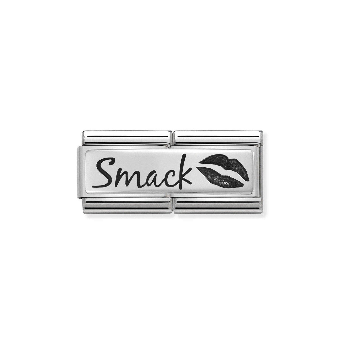 Smack Silver Double Charm