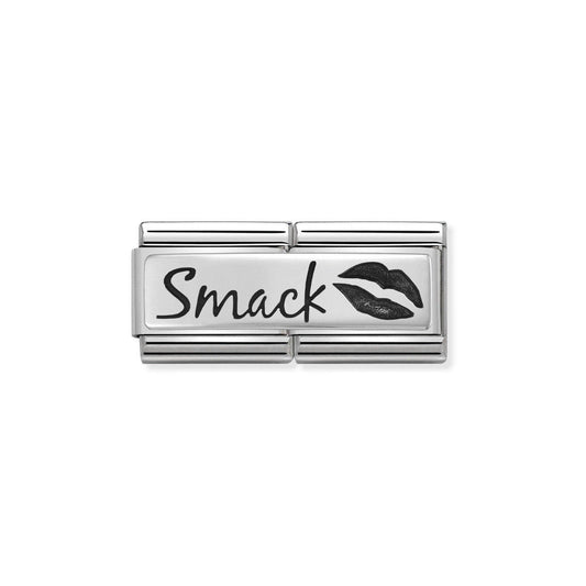 Smack Silver Double Charm