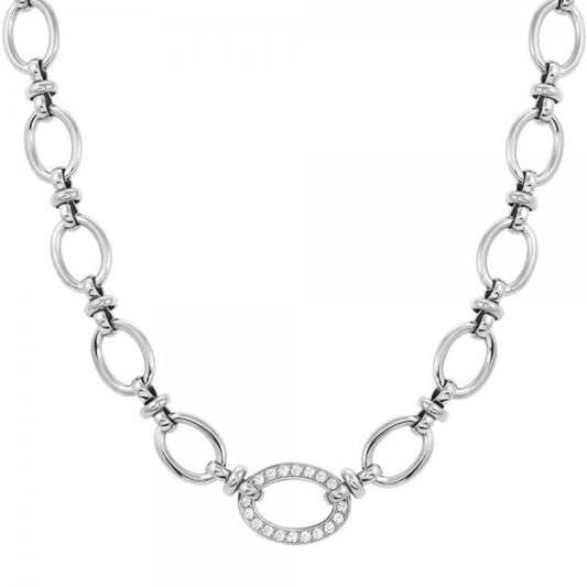 Affinity Steel CZ Necklace