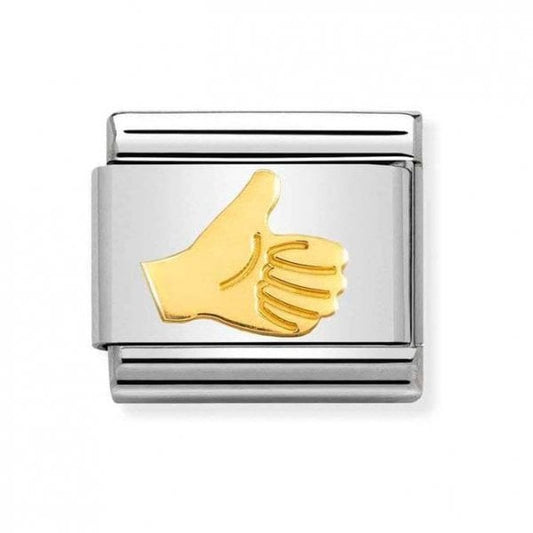 Gold Thumb Up Charm